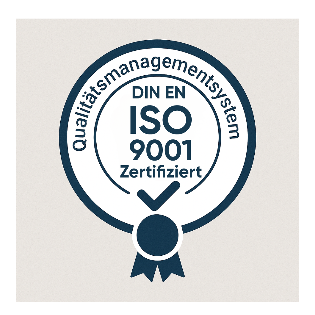 DIN EN ISO 9001 Zertifiziert - Qualitätsmanagementsystem